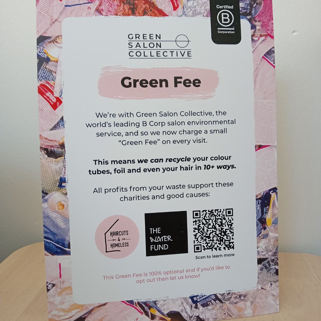 Green Fee Marketing Kit (Reception Strut x2, QR stickers x4)