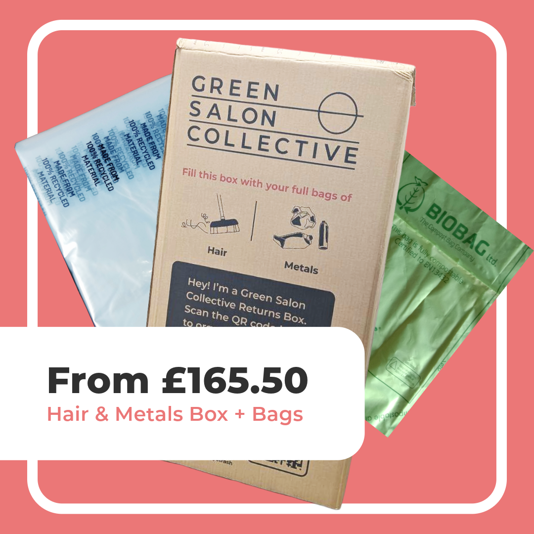 Hair & Metals Returns Box + Bin Bags for Hair & Metals (Membership Bundle)