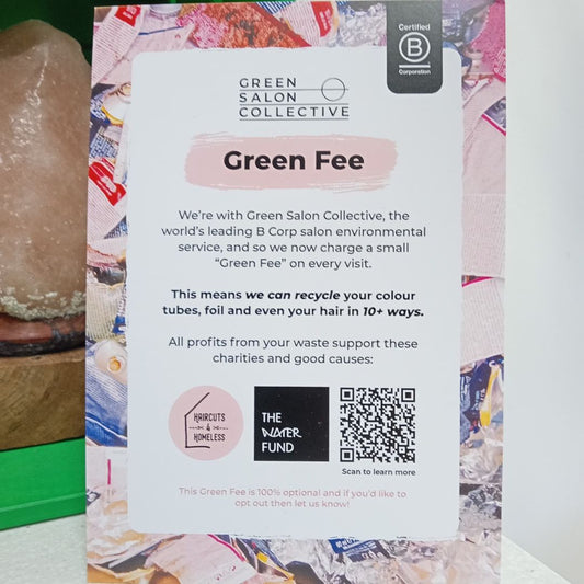 Green Fee Marketing Kit (Reception Strut x2, QR stickers x4)