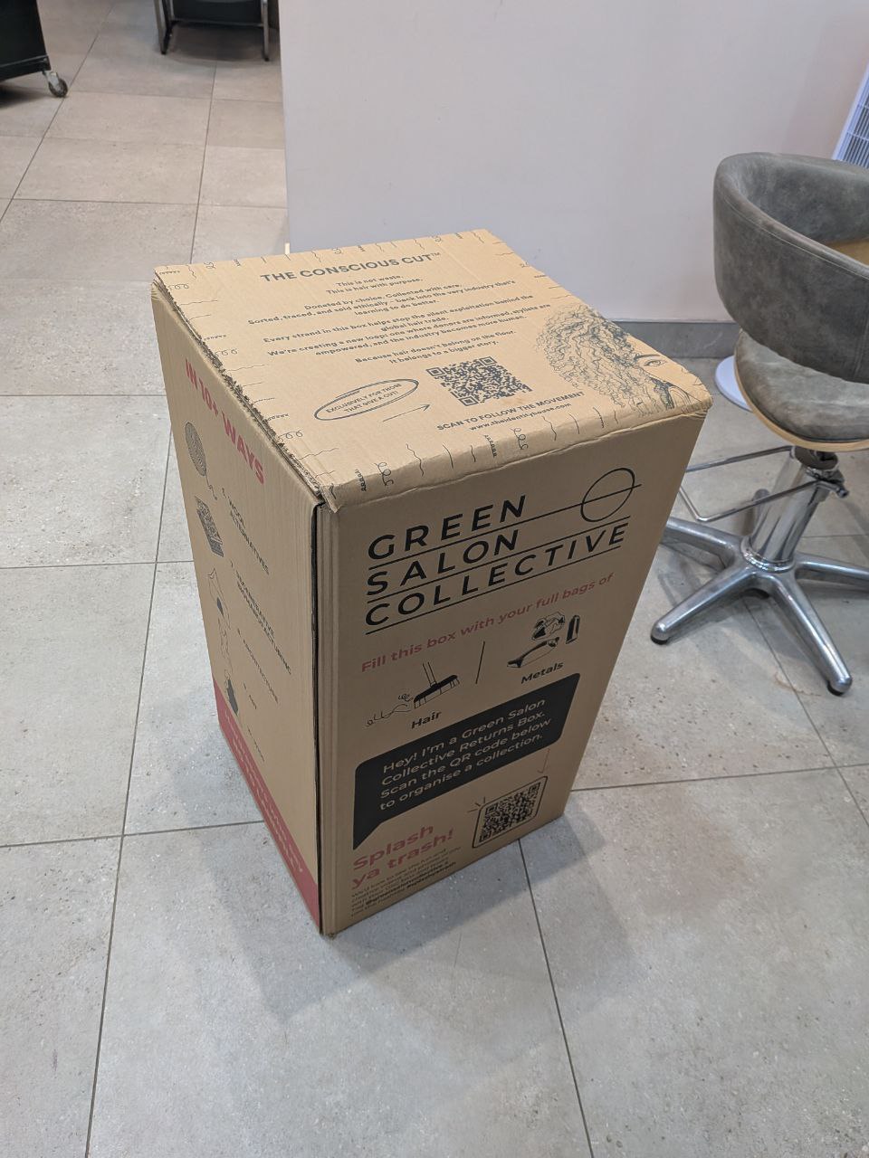 Hair & Metal Returns Box