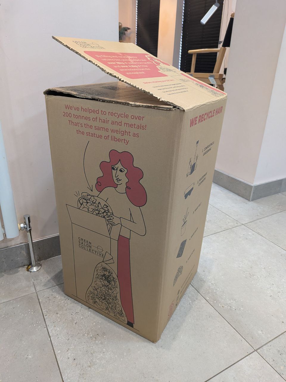 Hair & Metal Returns Box